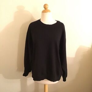 H&M Women's Black Crew Neck Sweater
